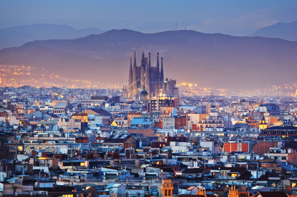 Spanje-Barcelona-Uitzicht-Stad