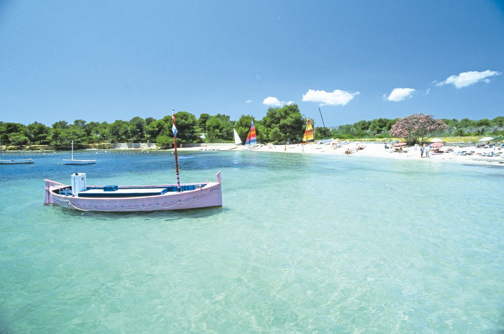 Het strand van Ibiza