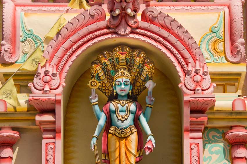 Prachtige tempel op Mauritius