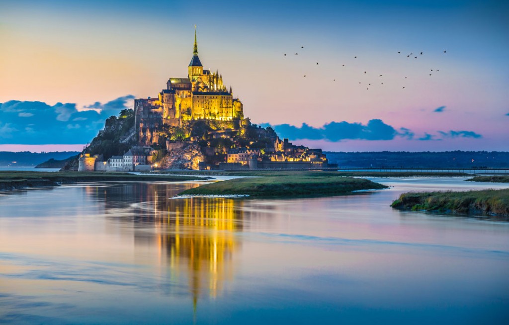 Prachtig Normandie bij nacht