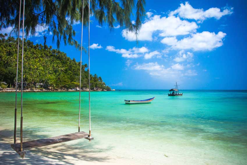 Tropisch strand in Thailand