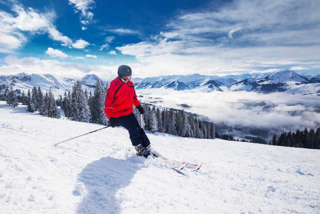 Skien en snowboarden op wintersport