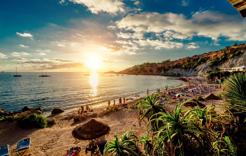 Het strand van Ibiza
