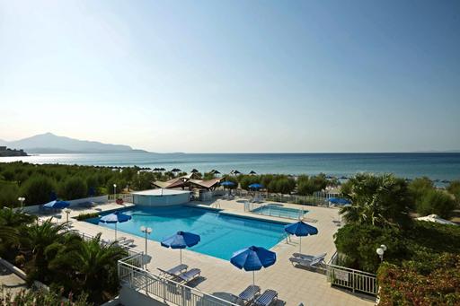Het luxe hotel met mooi zwembad op Samos Griekenland