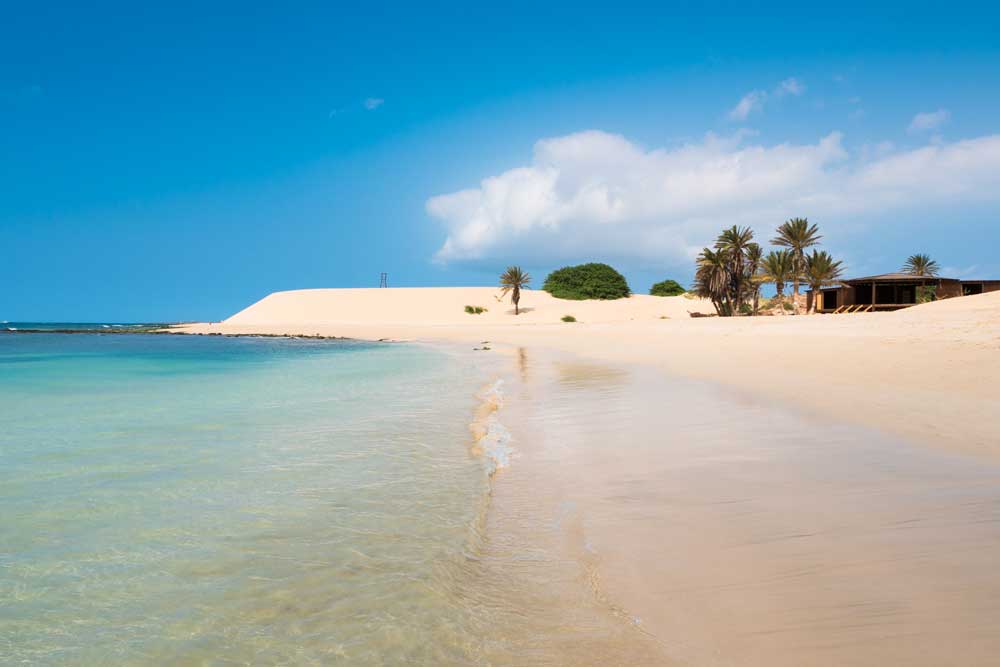 Strand van Kaapverdie